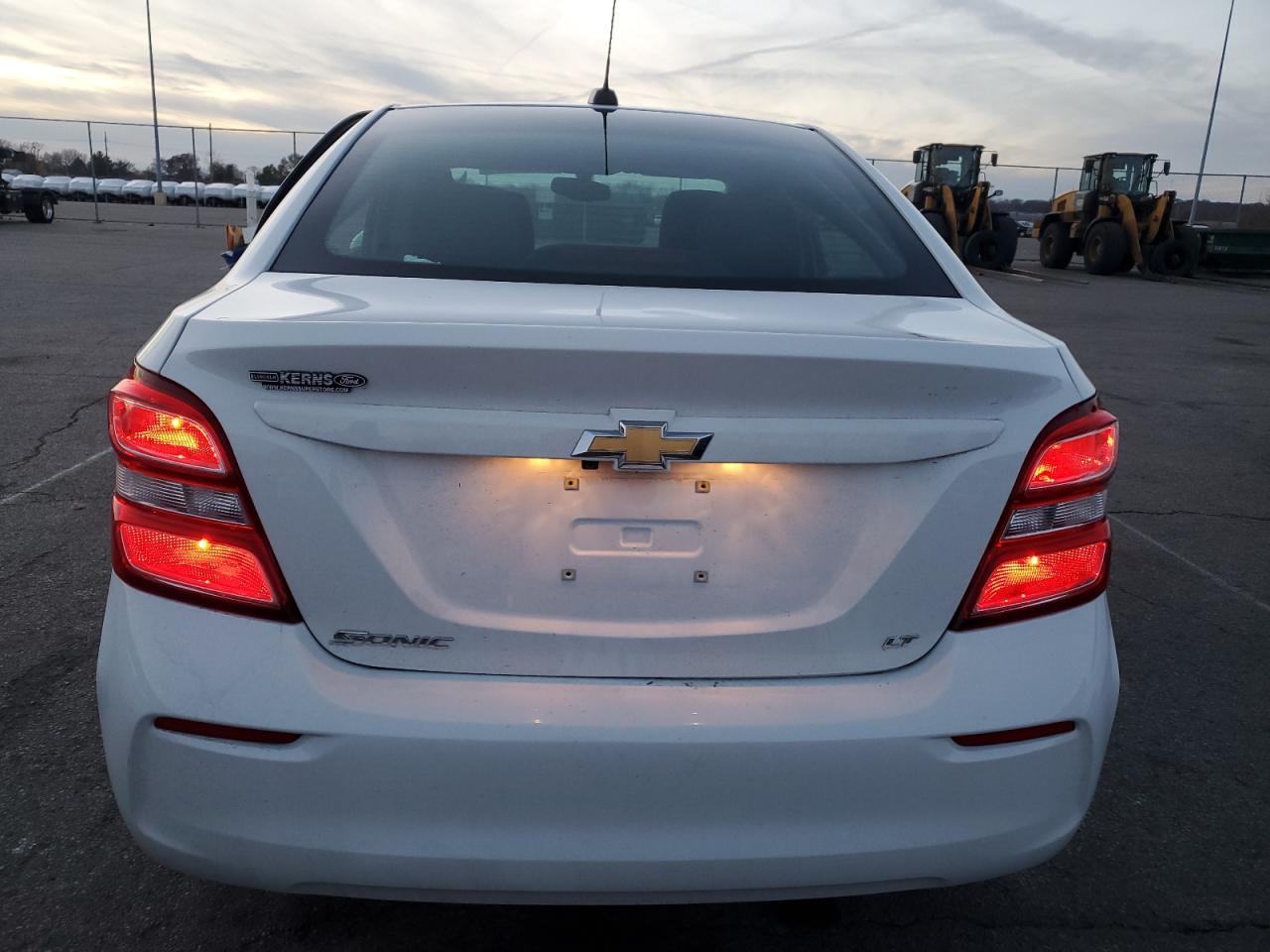 2018 Chevrolet Sonic VIN 1G1JD5SH5J4115608 Copart auction photo, side / front end damage thumbnail 6