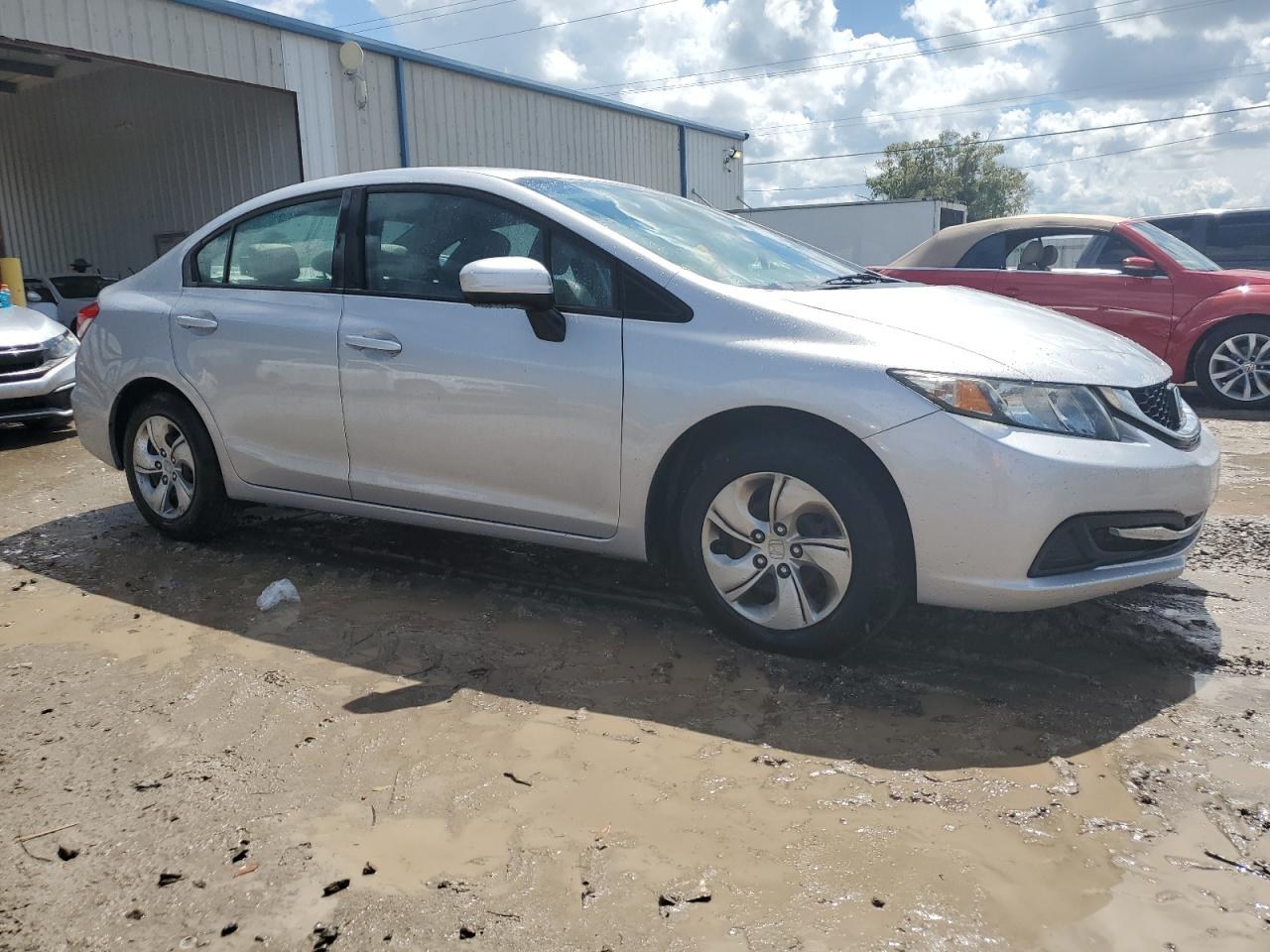 2015 Honda Civic VIN 19XFB2F58FE013081 Copart auction photo, water/flood damage thumbnail 4