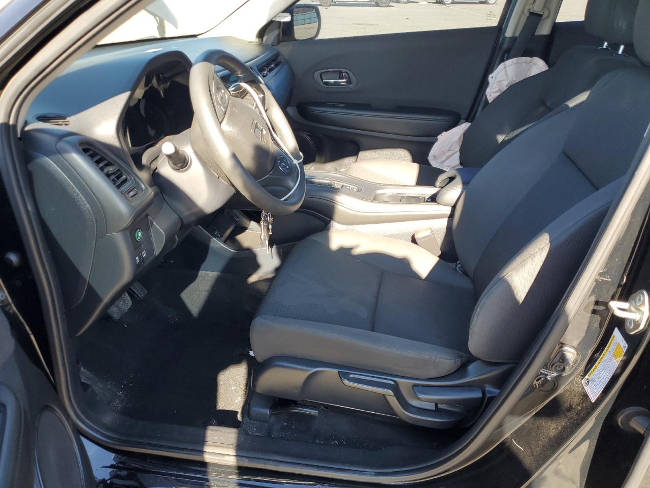 2019 Honda HR-V VIN 3CZRU6H3XKG734036 Copart auction photo, front end / side damage thumbnail 7