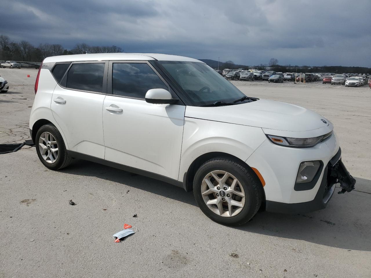 2021 KIA Soul VIN KNDJ23AU2M7775981 Copart auction photo, front end damage thumbnail 4
