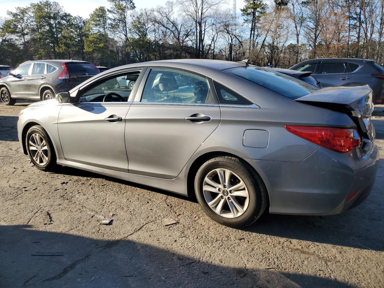 2014 Hyundai Sonata VIN 5NPEB4AC1EH905499 Copart auction photo, rear end damage thumbnail 2