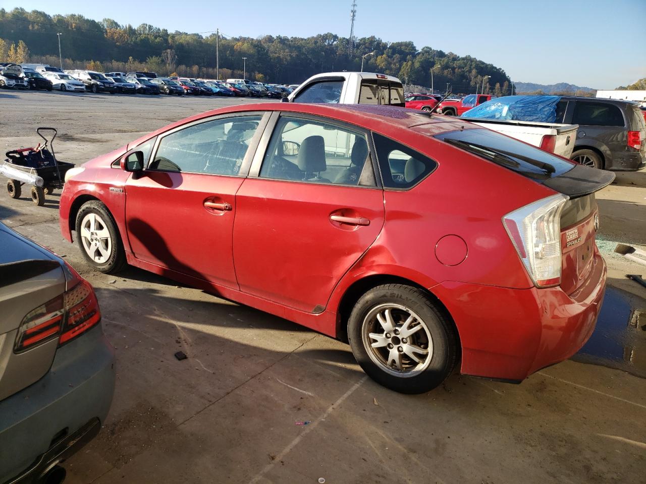 2010 Toyota Prius VIN JTDKN3DU9A5191009 Copart auction photo, side damage thumbnail 2