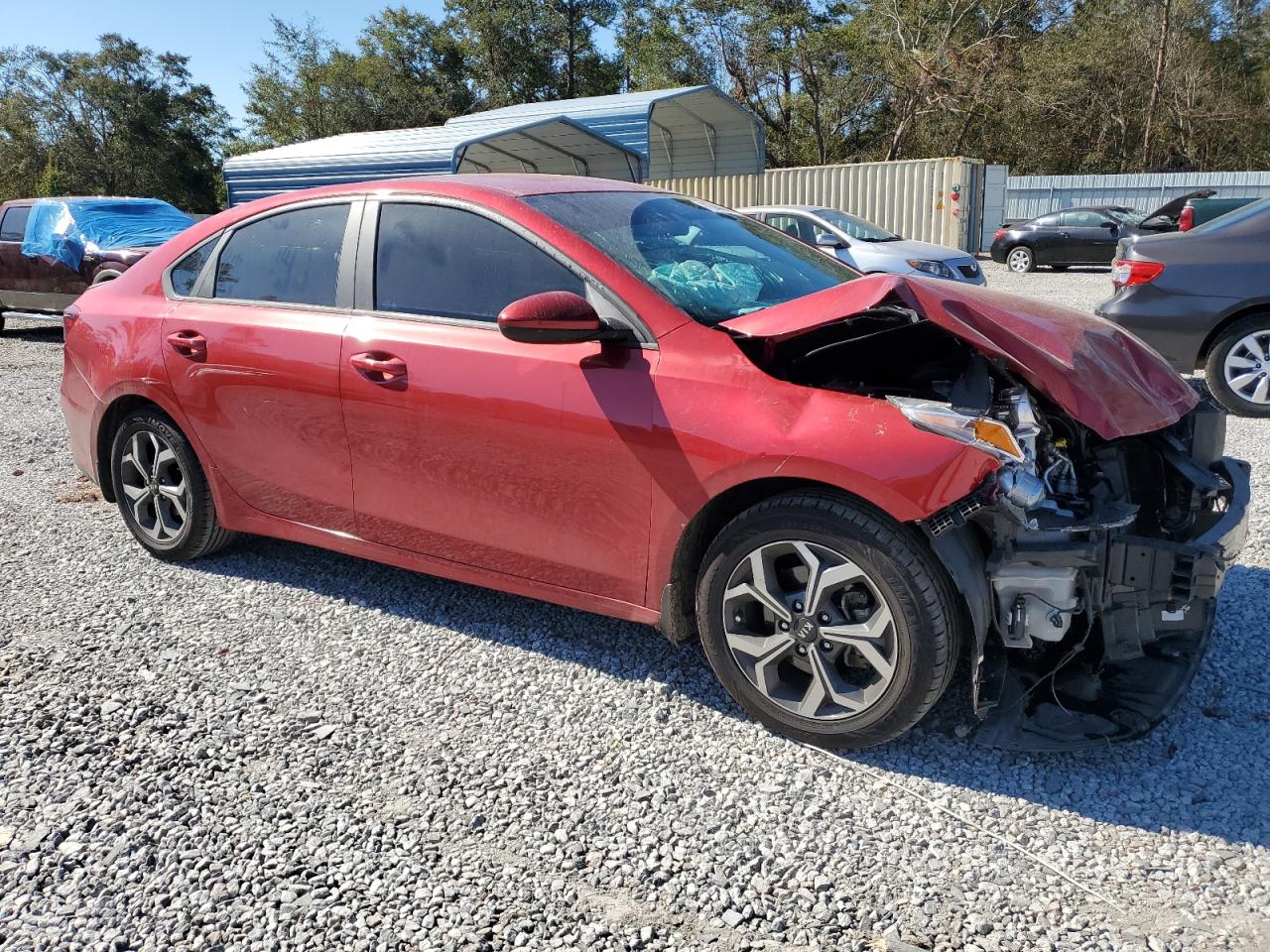 2020 KIA Forte VIN 3KPF24ADXLE209996 Copart auction photo, front end damage thumbnail 4