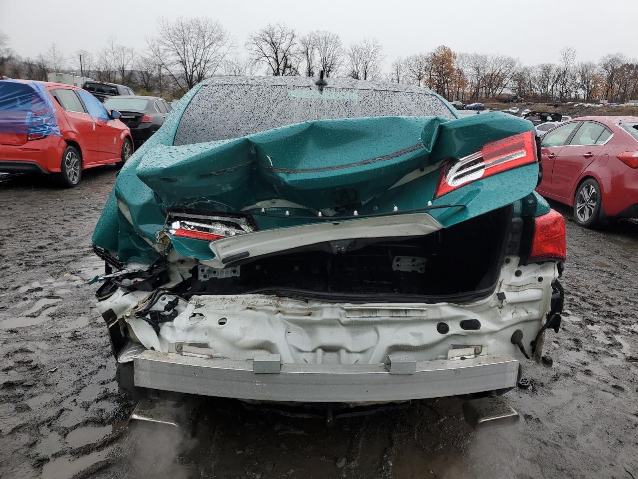 2020 Acura TLX VIN 19UUB3F43LA004020 Copart auction photo, rear end / minor dent/scratches damage thumbnail 6