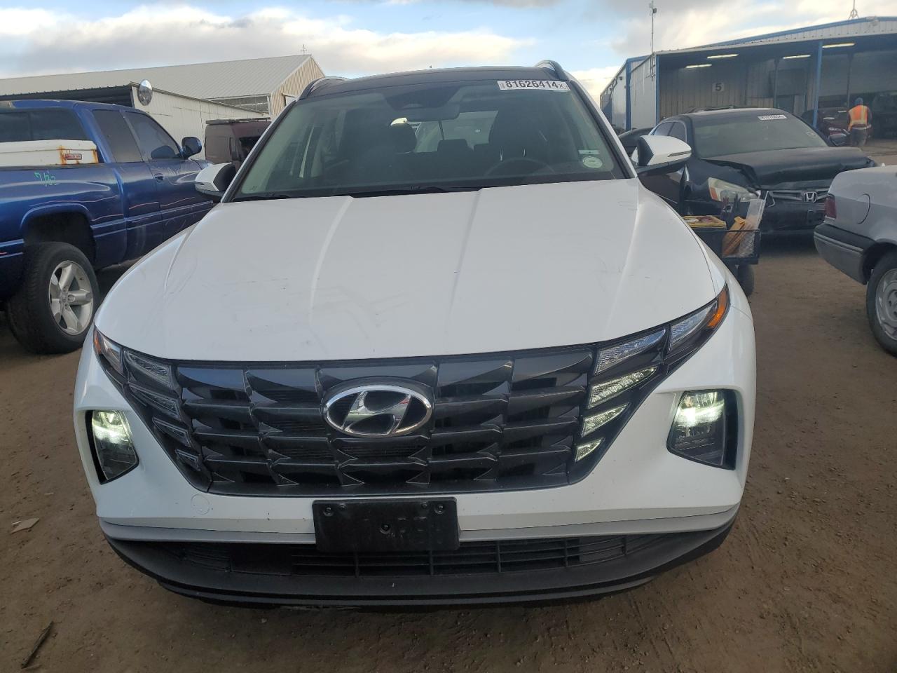 2022 Hyundai Tucson VIN KM8JFCA15NU023975 Copart auction photo, rear end damage thumbnail 5