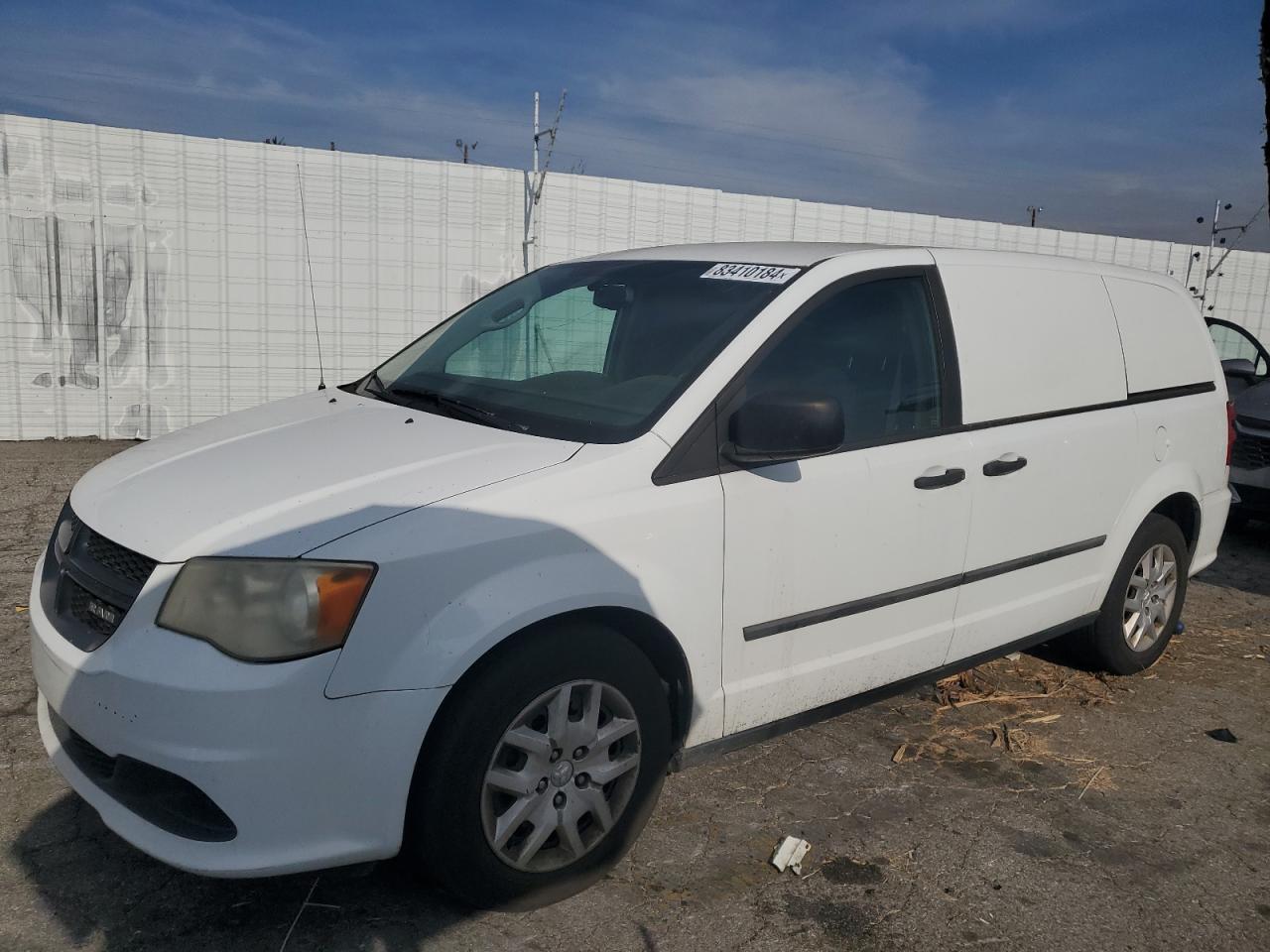 2014 RAM Cargo Van Tradesman VIN 2C4RRGAG7ER176011 - Copart auction photo