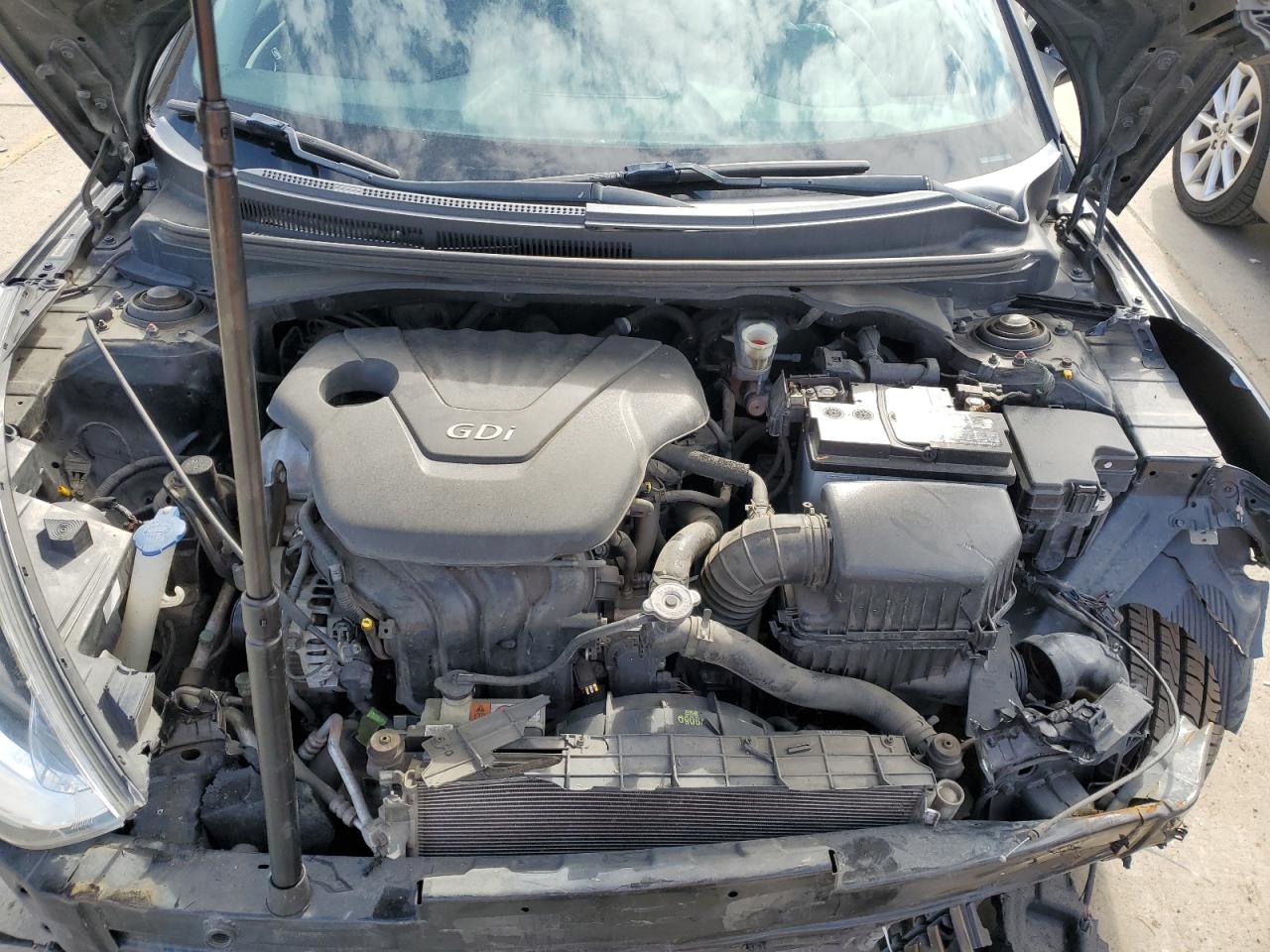 2013 Hyundai Veloster VIN KMHTC6AD4DU108821 Copart auction photo, front end damage thumbnail 11