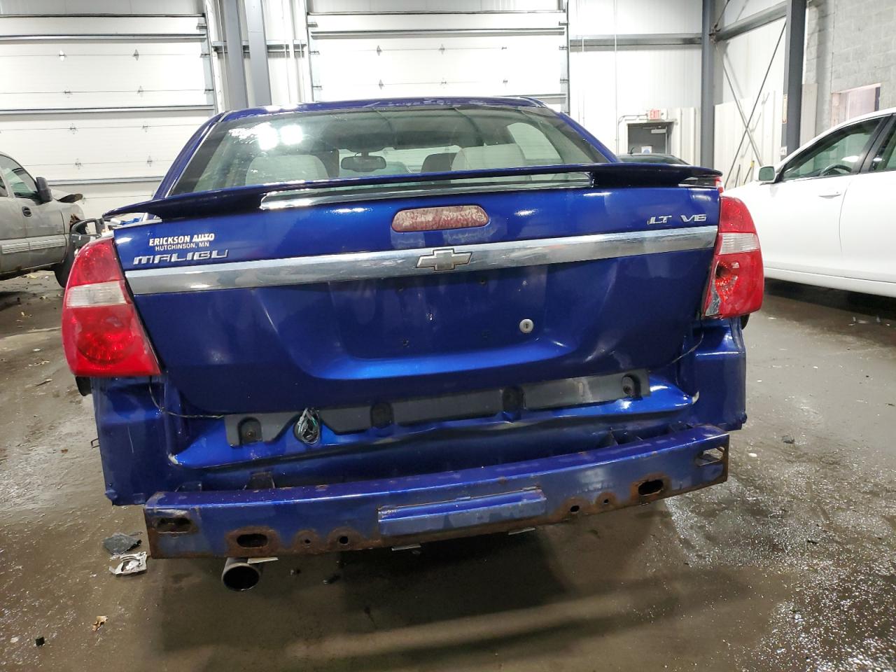 2005 Chevrolet Malibu VIN 1G1ZU54835F261418 Copart auction photo, rear end / front end damage thumbnail 6
