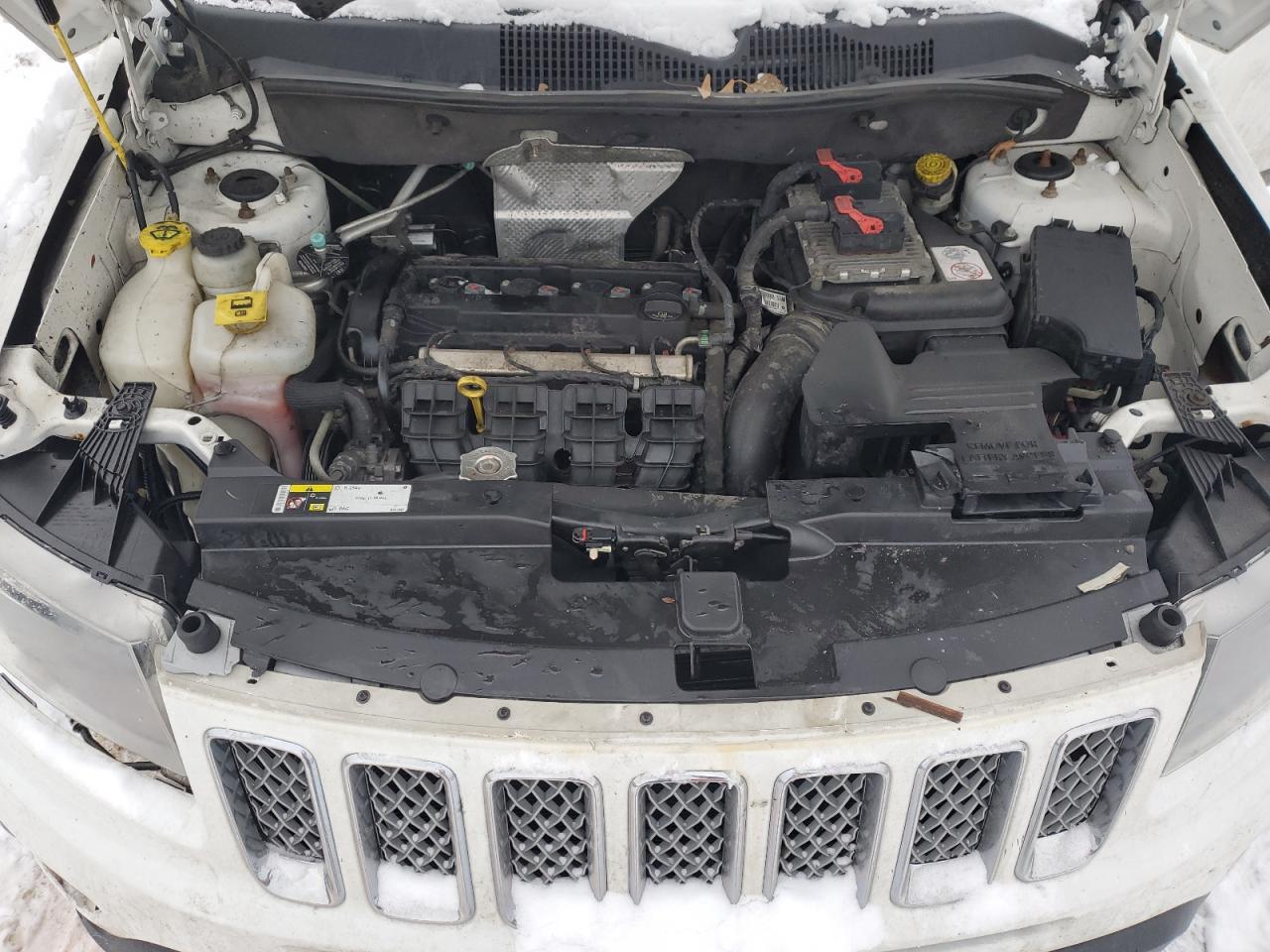 2014 Jeep Compass VIN 1C4NJCEA1ED671280 Copart auction photo, all over / undercarriage damage thumbnail 12