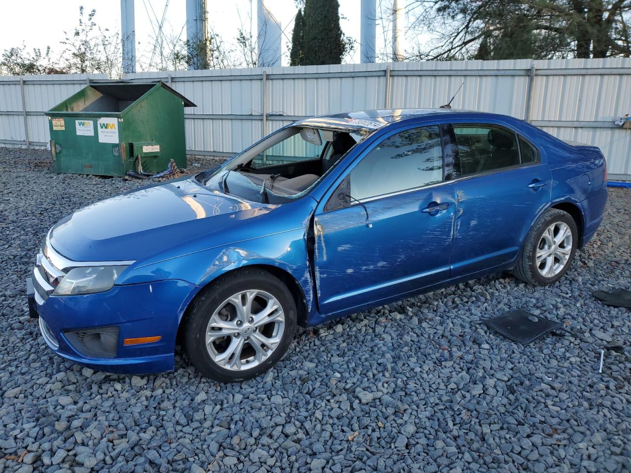2012 Ford Fusion VIN 3FAHP0HA5CR213189