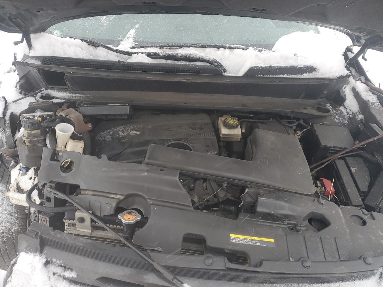 2017 Nissan Pathfinder VIN 5N1DR2MM9HC678560 Copart auction photo, front end damage thumbnail 12