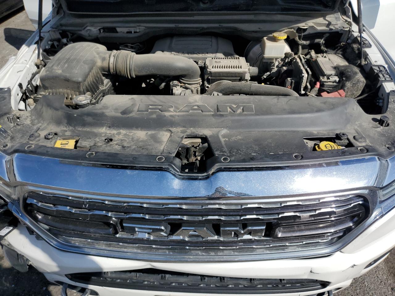 2019 RAM 1500 VIN 1C6RREHT8KN616986 Copart auction photo, front end / side damage thumbnail 11