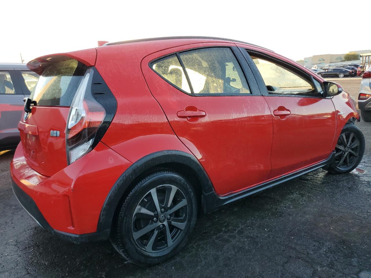 2018 Toyota Prius VIN JTDKDTB31J1615299 Copart auction photo, vandalism / all over damage thumbnail 3