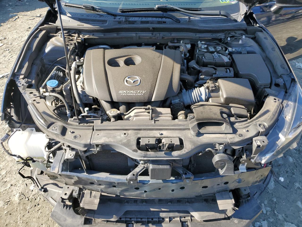 2014 Mazda 3 VIN JM1BM1W30E1171126 Copart auction photo, rear end / front end damage thumbnail 11