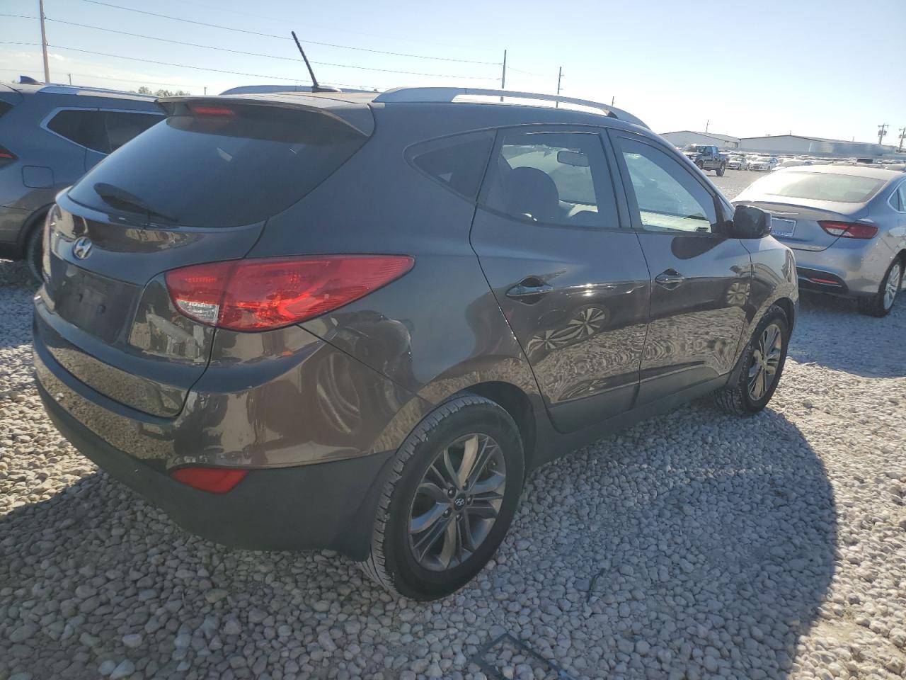 2014 Hyundai Tucson VIN KM8JU3AG5EU848019 Copart auction photo, undercarriage damage thumbnail 3