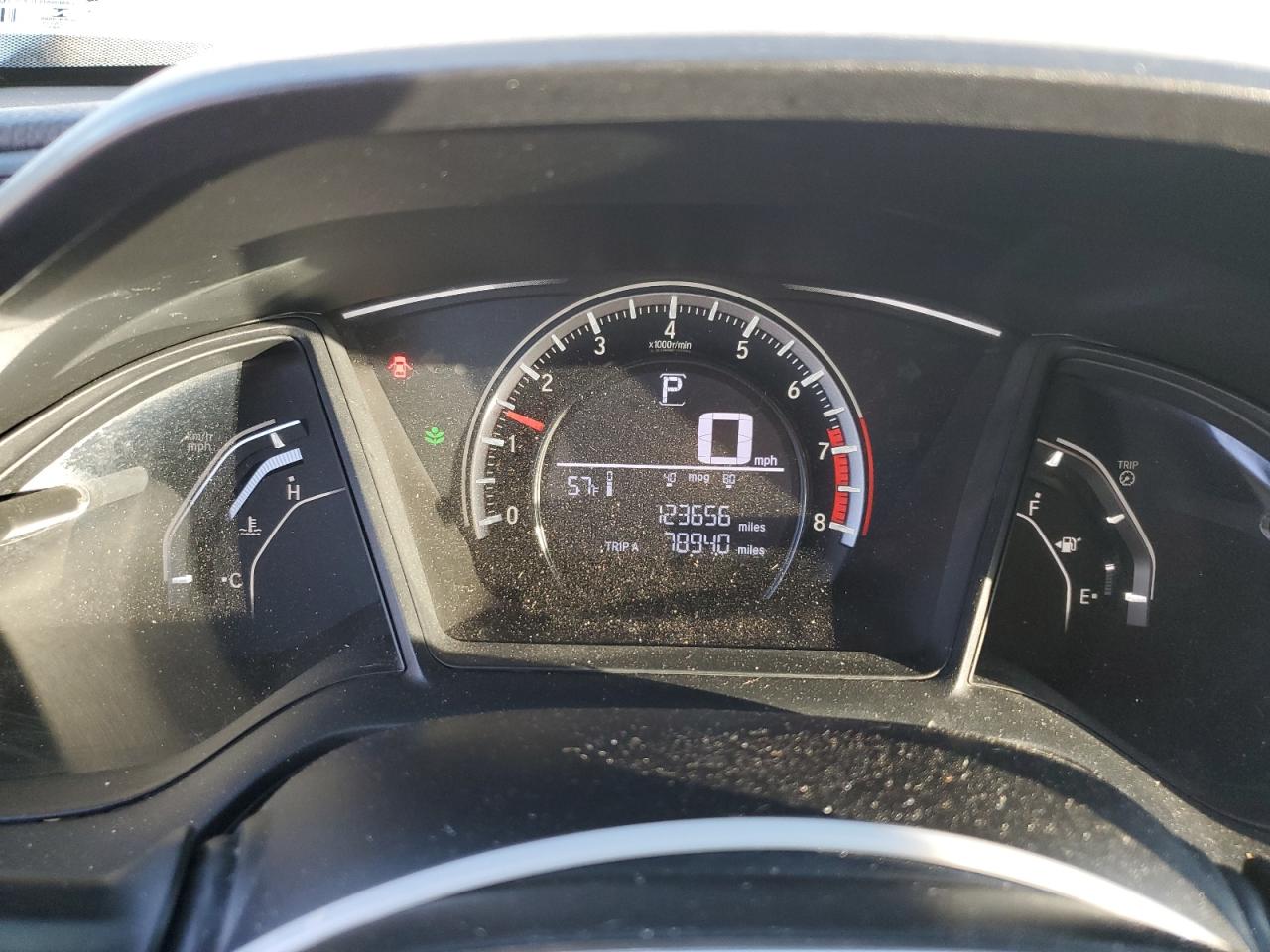 2016 Honda Civic VIN 19XFC2F55GE015627 Copart auction photo, rear end / front end damage thumbnail 9