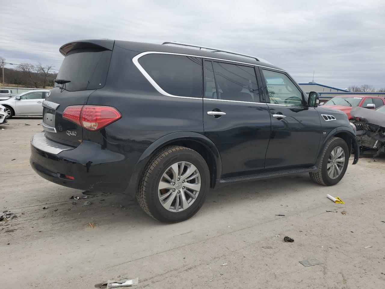 2017 Infiniti QX80 VIN JN8AZ2ND6H9831211 Copart auction photo, front end damage thumbnail 3