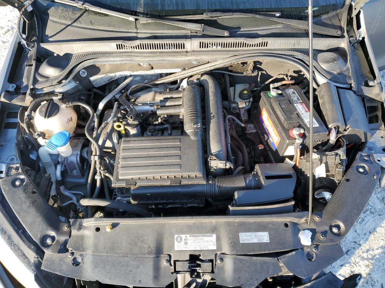 2017 Volkswagen Jetta VIN 3VW2B7AJ4HM242539 Copart auction photo, front end / rear end damage thumbnail 11