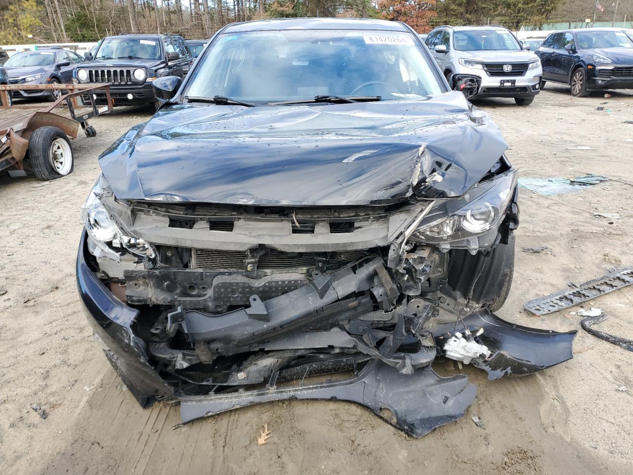 2015 Mazda 3 VIN 3MZBM1L7XFM232944 Copart auction photo, front end damage thumbnail 5