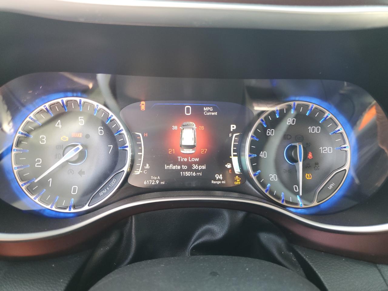 2017 Chrysler Pacifica VIN 2C4RC1GG5HR620058 Copart auction photo, side / rear end damage thumbnail 9