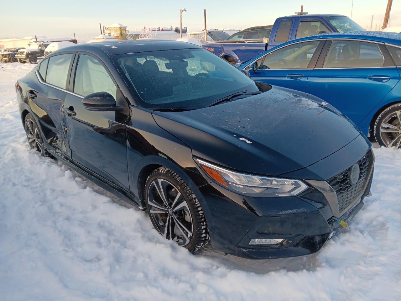 2022 Nissan Sentra VIN 3N1AB8DV8NY315986 Copart auction photo, side damage thumbnail 4