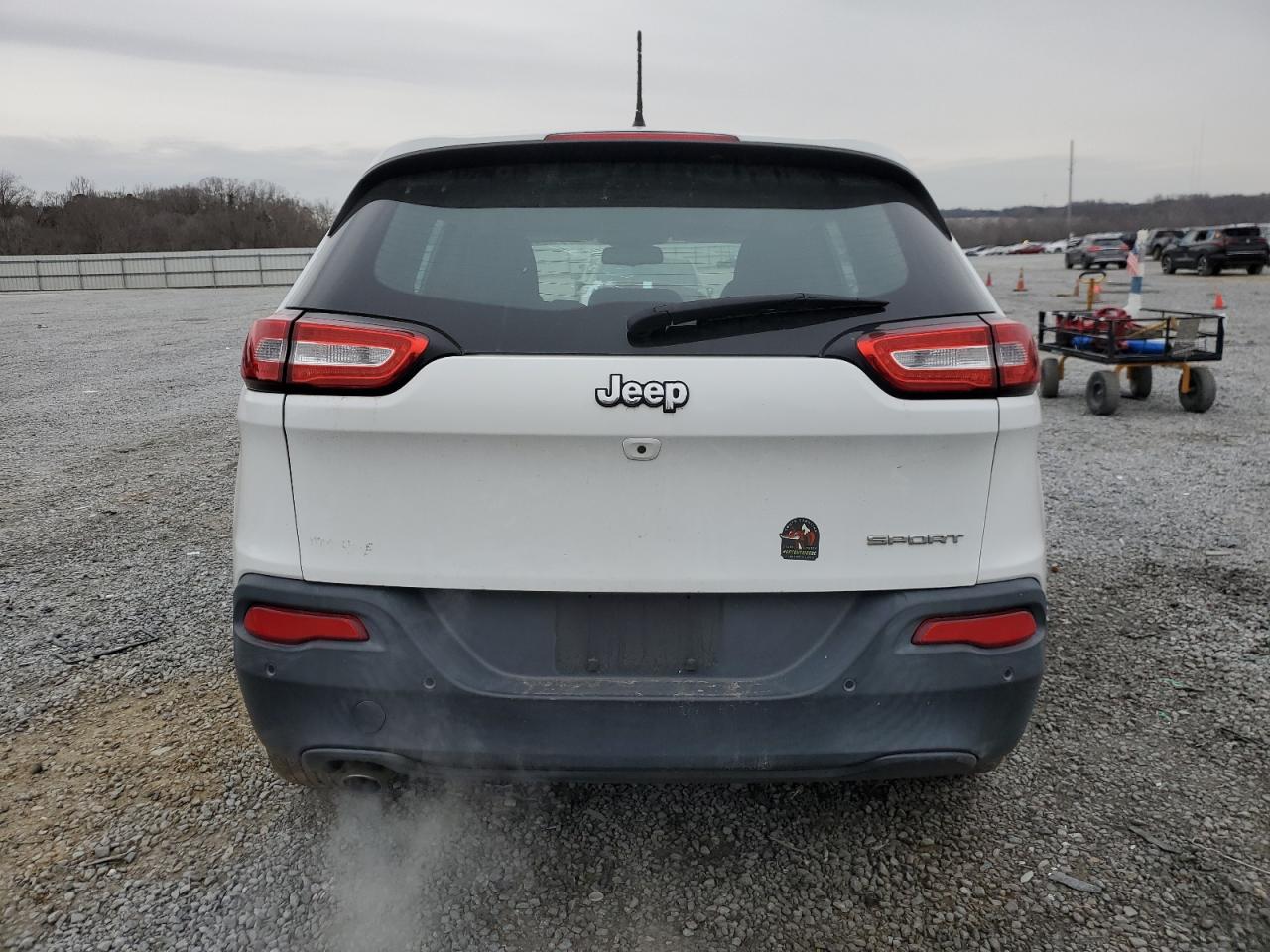 2015 Jeep Grand Cherokee VIN 1C4PJLAB6FW683759 Copart auction photo, front end / side damage thumbnail 6
