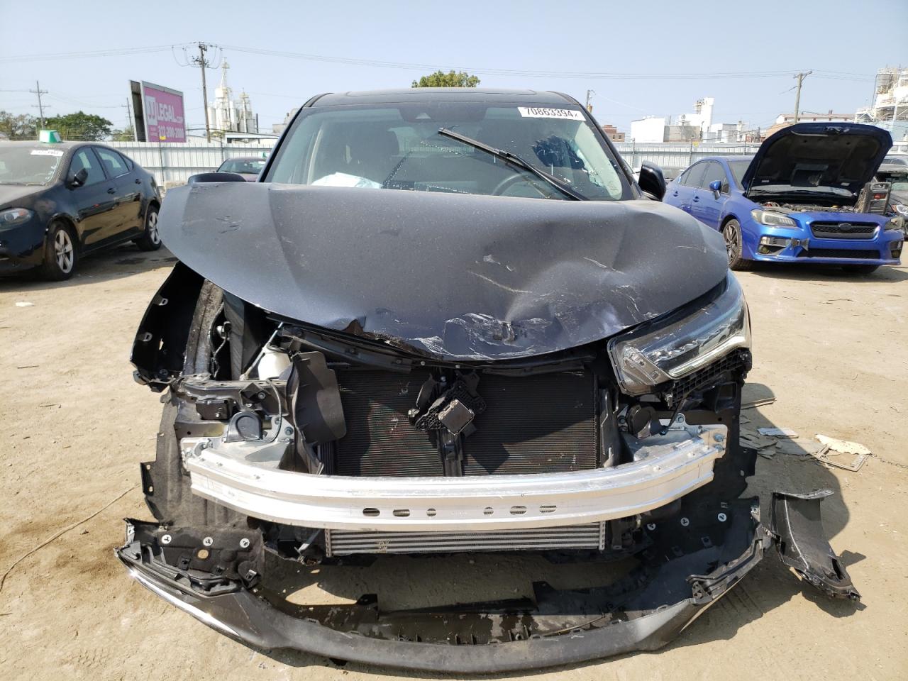 2024 Acura RDX VIN 5J8TC2H51RL010212 Copart auction photo, front end damage thumbnail 5