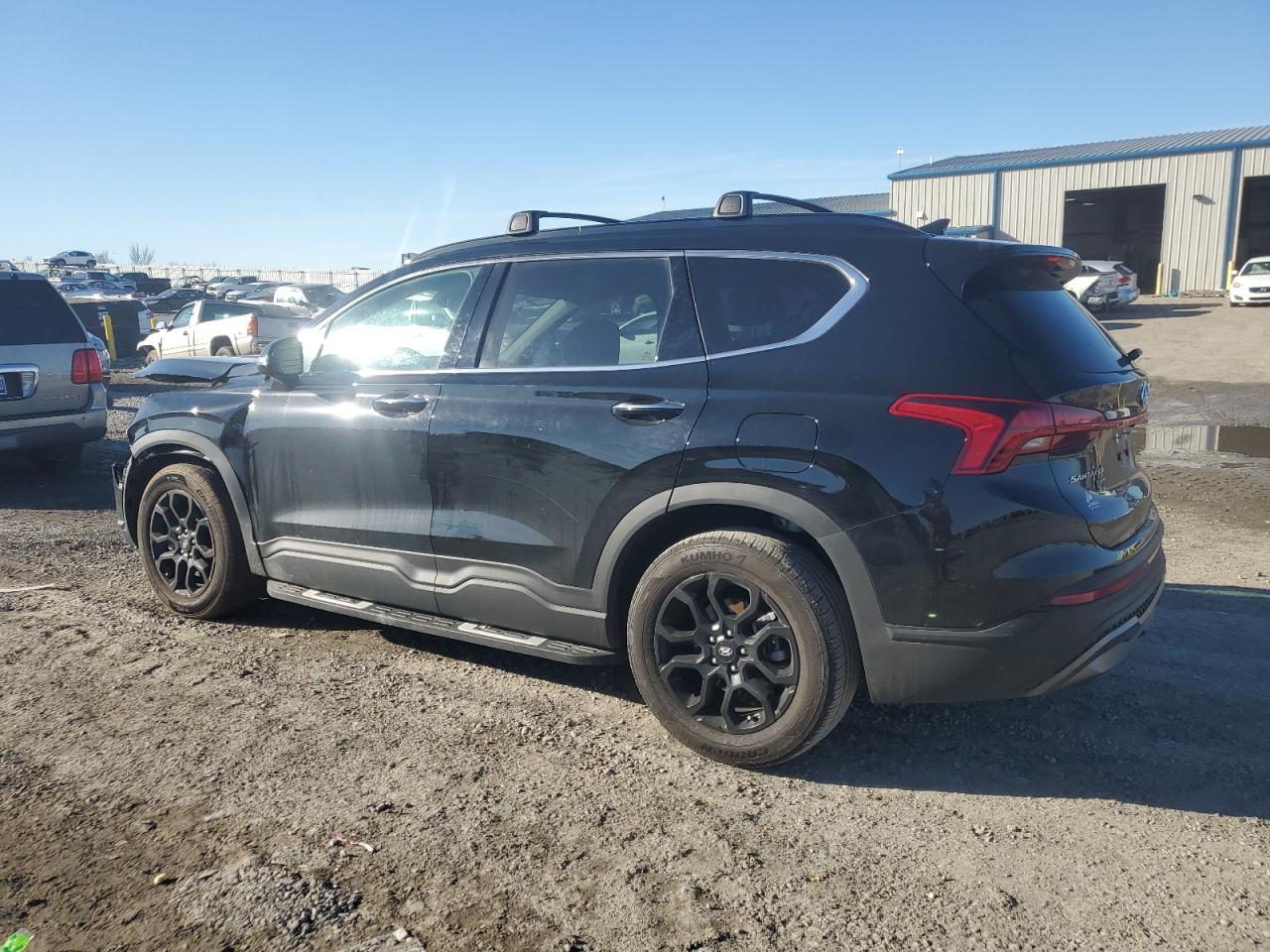 2023 Hyundai Santa Fe VIN 5NMS64AJ9PH607837 Copart auction photo, front end / side damage thumbnail 2