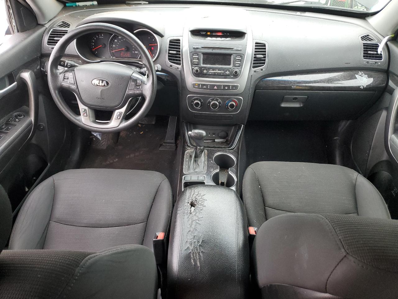 2014 KIA Sorento VIN 5XYKTCA61EG526255 Copart auction photo, side damage thumbnail 8