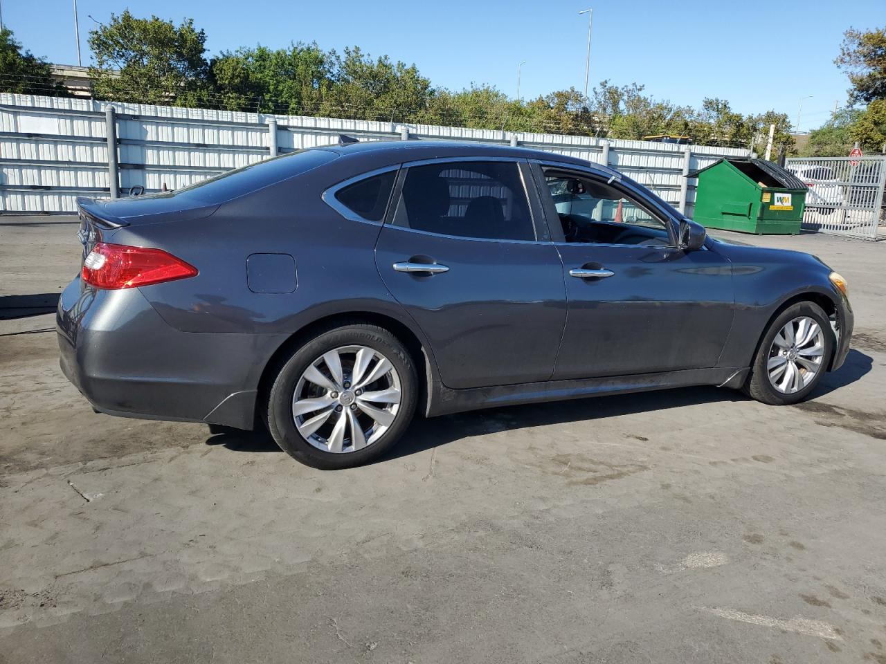 2011 Infiniti M VIN JN1BY1AP1BM320364 Copart auction photo, side damage thumbnail 3