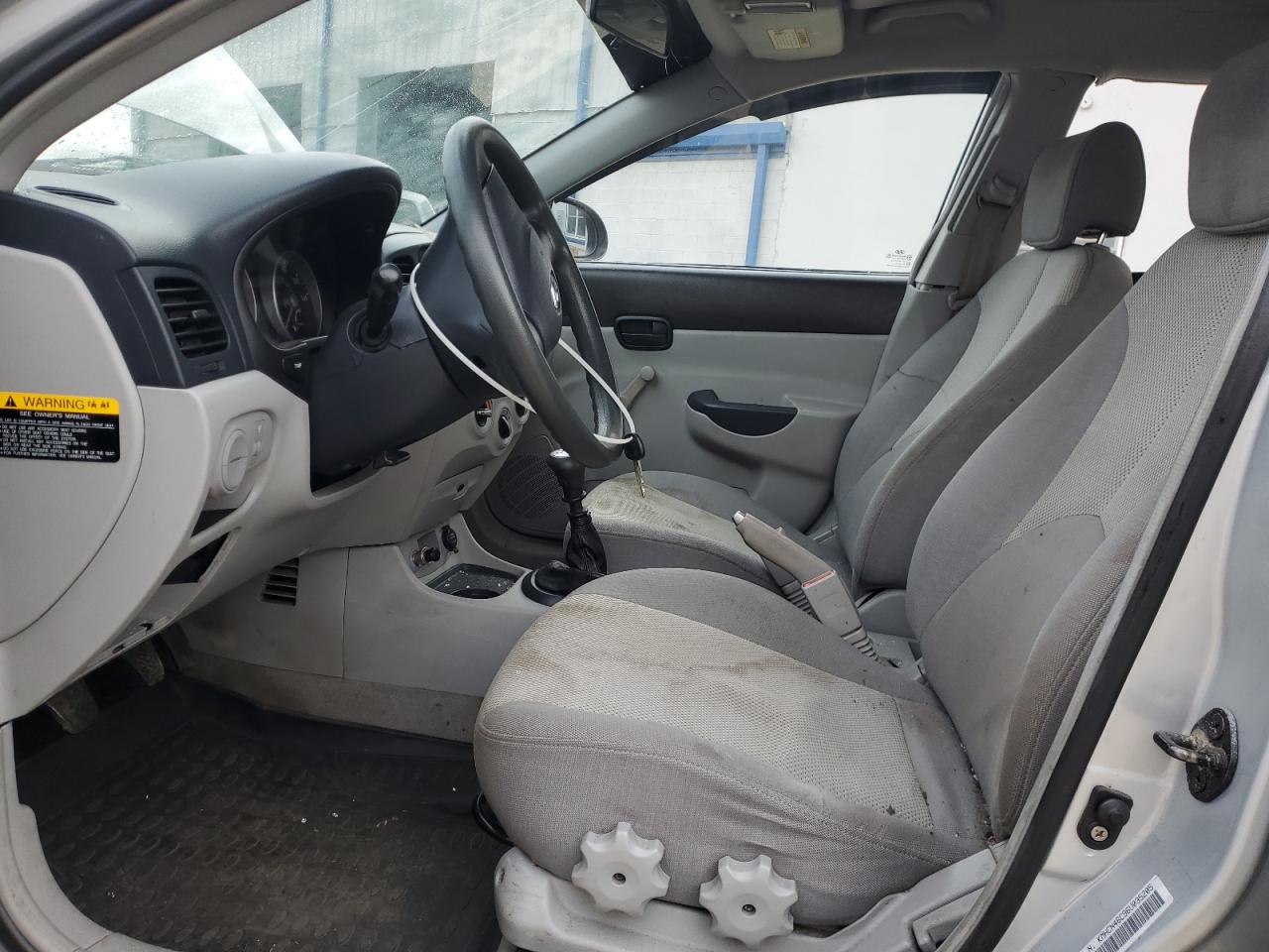 2006 Hyundai Accent VIN KMHCN46C96U035205 Copart auction photo, side damage thumbnail 7