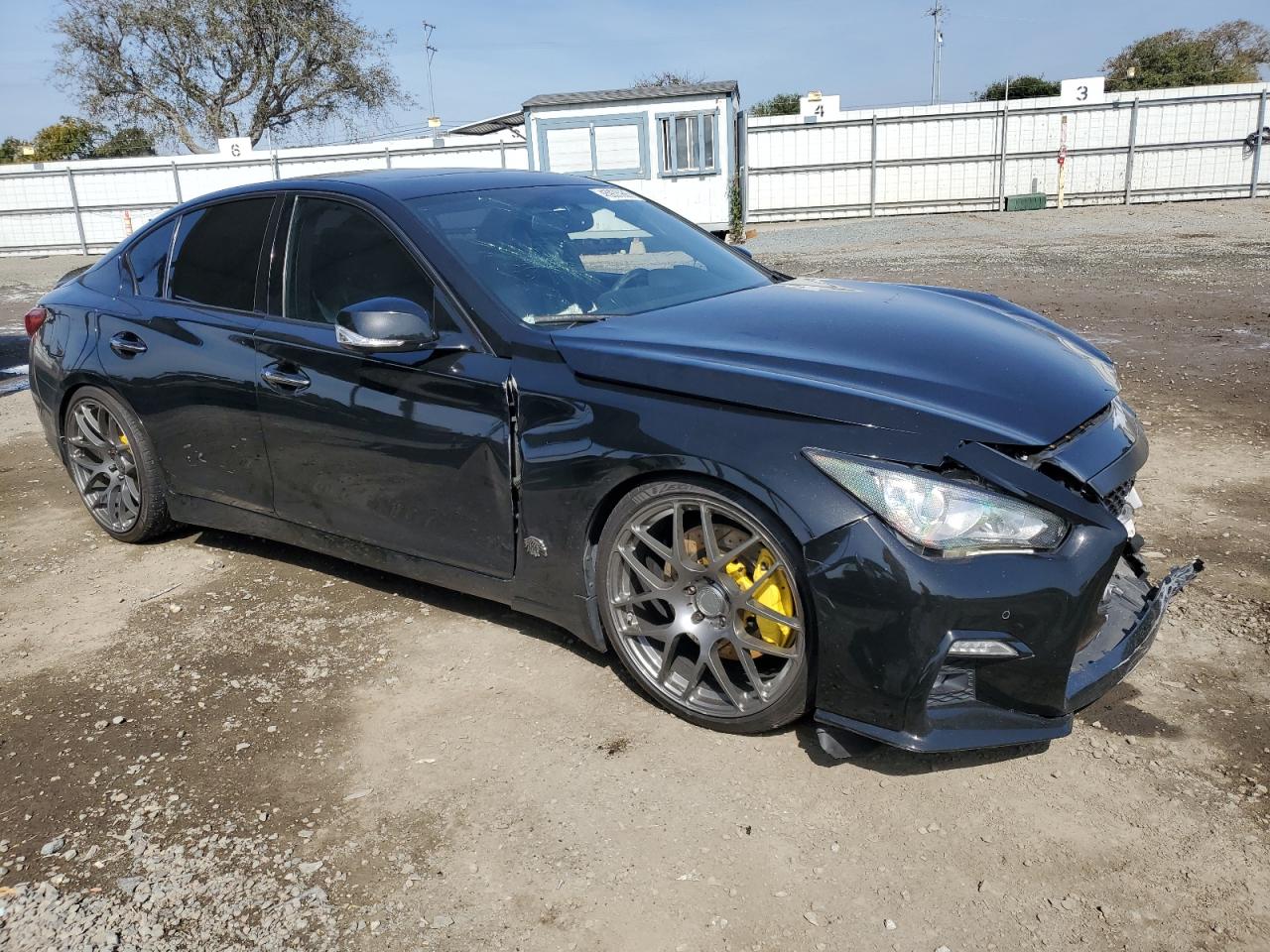 2018 Infiniti Q50 VIN JN1FV7AP1JM460118 Copart auction photo, front end damage thumbnail 4