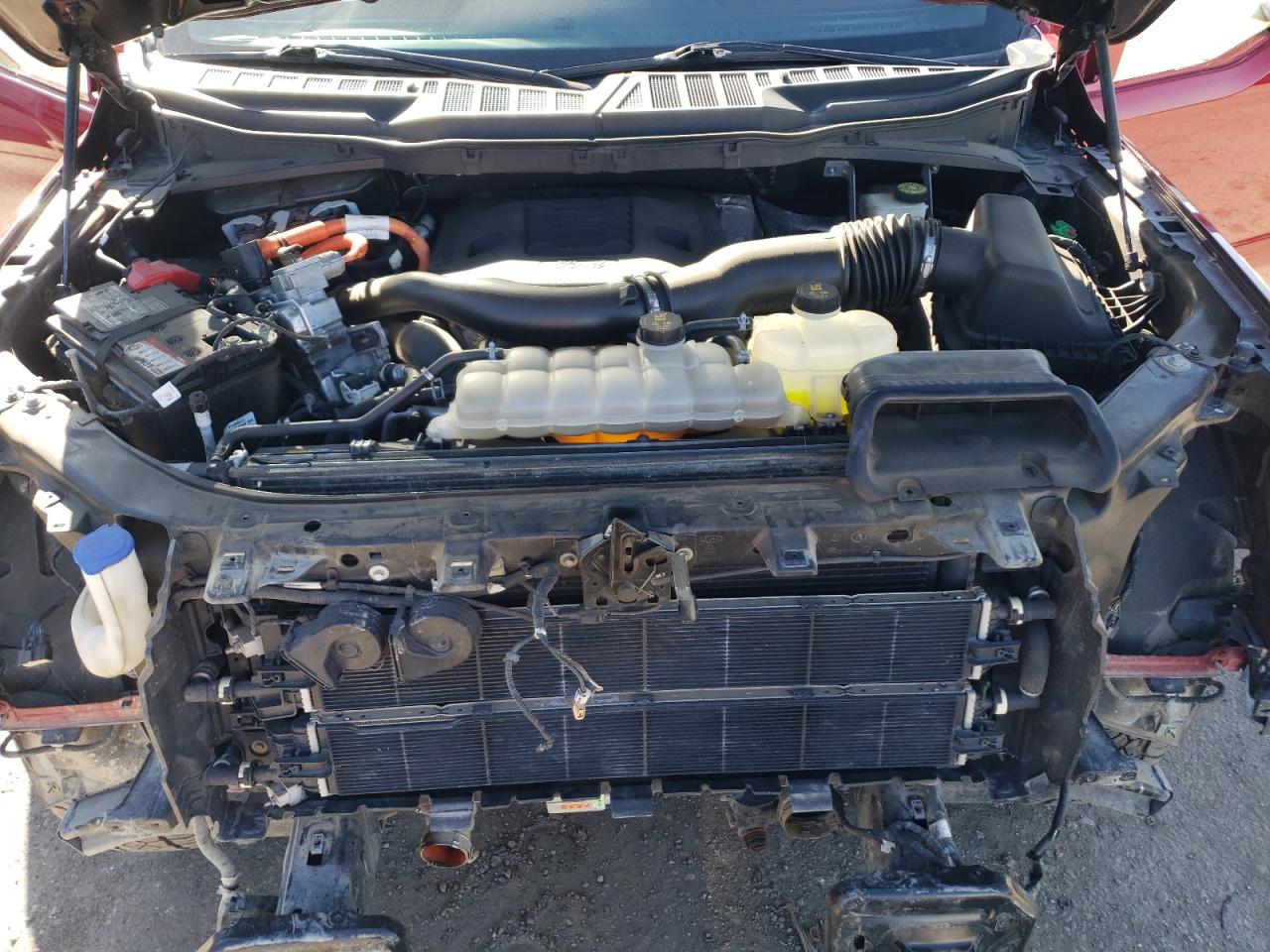 2021 Ford F-150 VIN 1FTFW1ED9MFB21607 Copart auction photo, stripped damage thumbnail 11