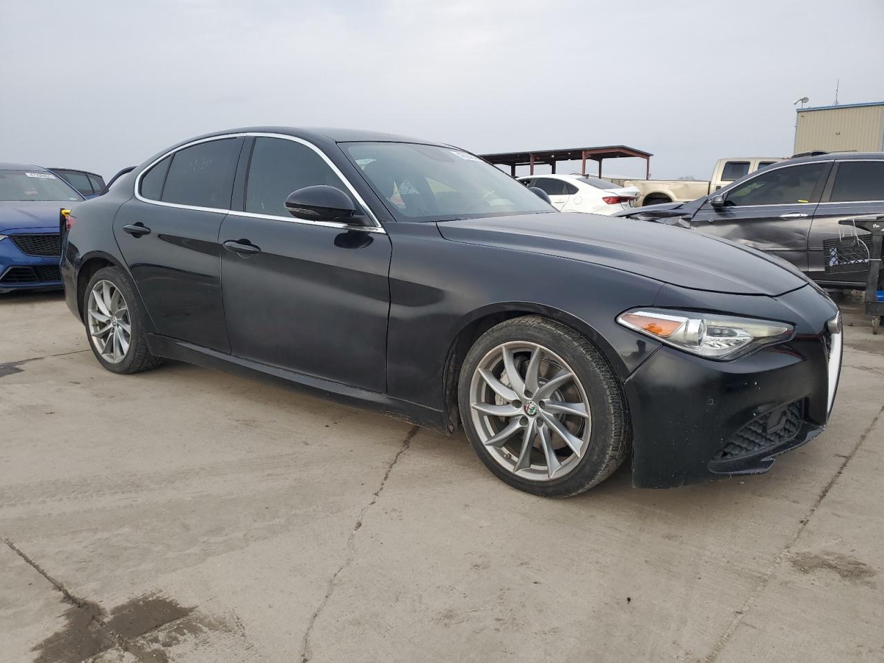 2019 Alfa Romeo Giulia VIN ZARFAMAN2K7598486 Copart auction photo, normal wear damage thumbnail 4