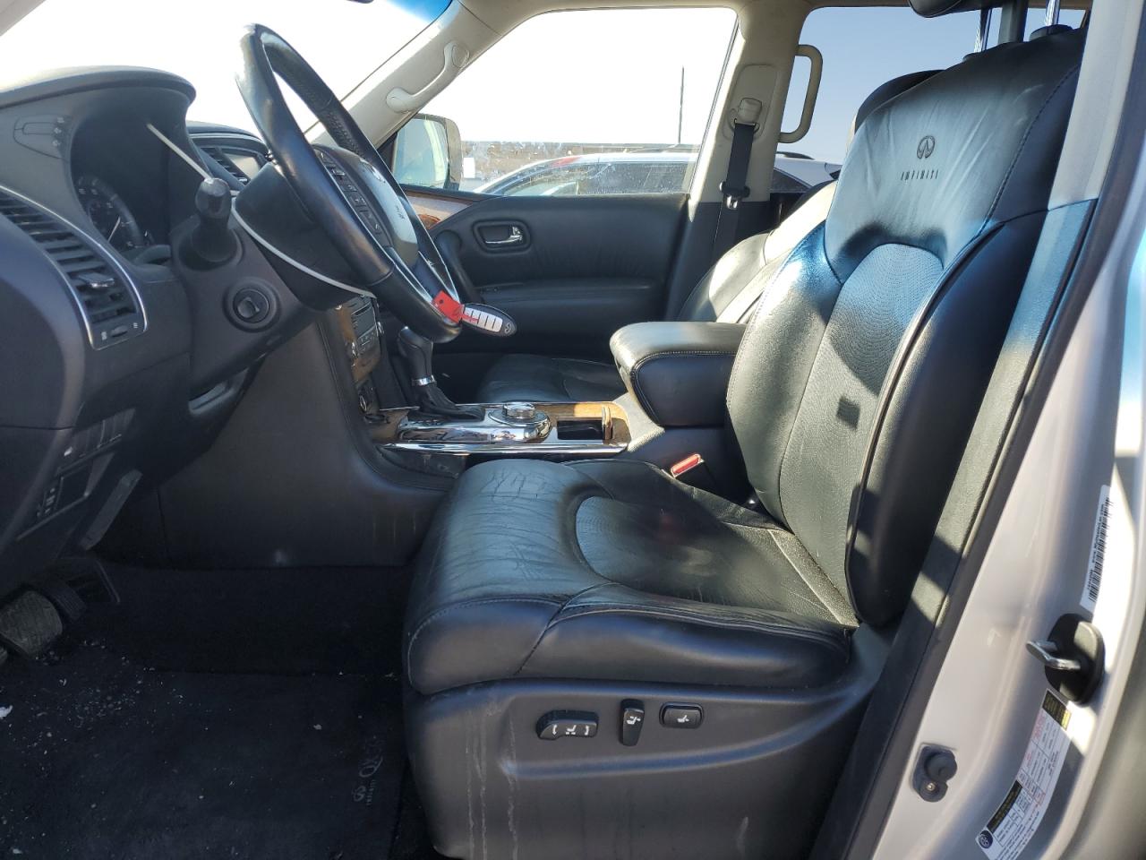 2013 Infiniti QX56 VIN JN8AZ2NC9D9350547 Copart auction photo, front end / rear end damage thumbnail 7