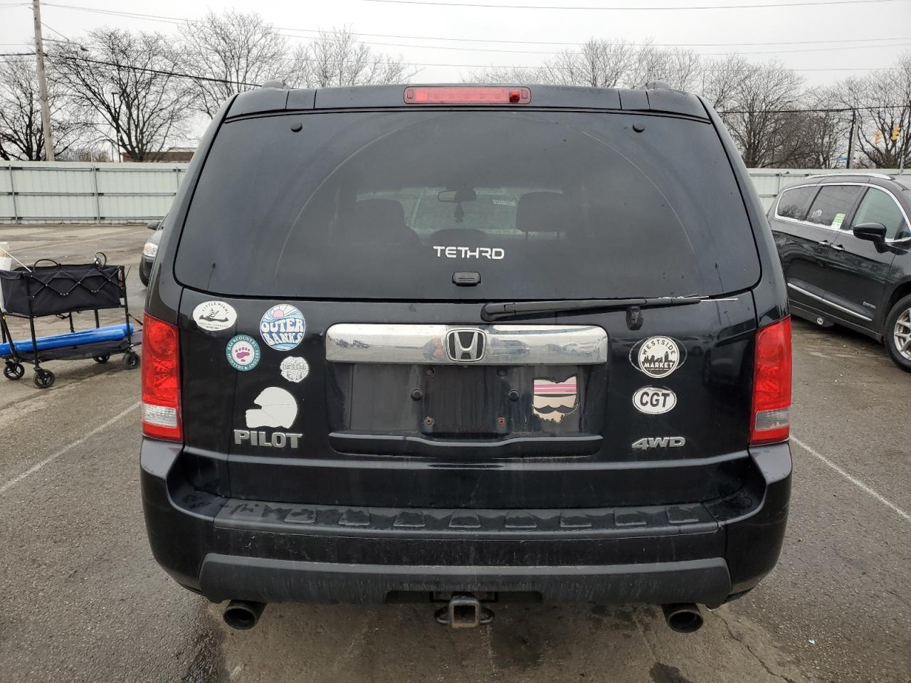 2011 Honda Pilot VIN 5FNYF4H72BB006090 Copart auction photo, mechanical damage thumbnail 6