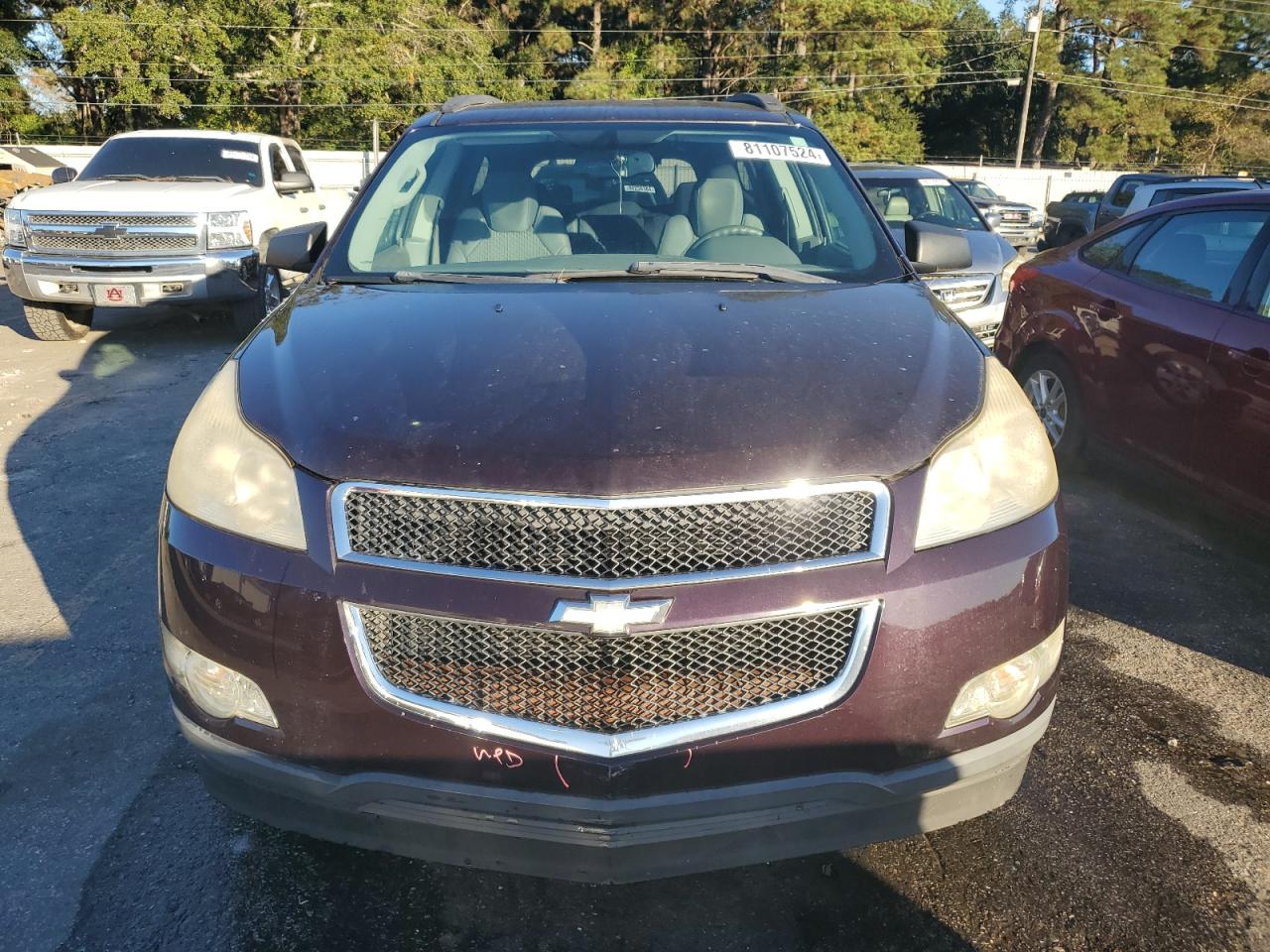 2010 Chevrolet Traverse VIN 1GNLREED4AS112681 Copart auction photo, side damage thumbnail 5