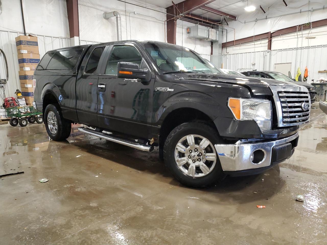 2011 Ford F-150 VIN 1FTEX1CMXBFB08762 Copart auction photo, front end / side damage thumbnail 4
