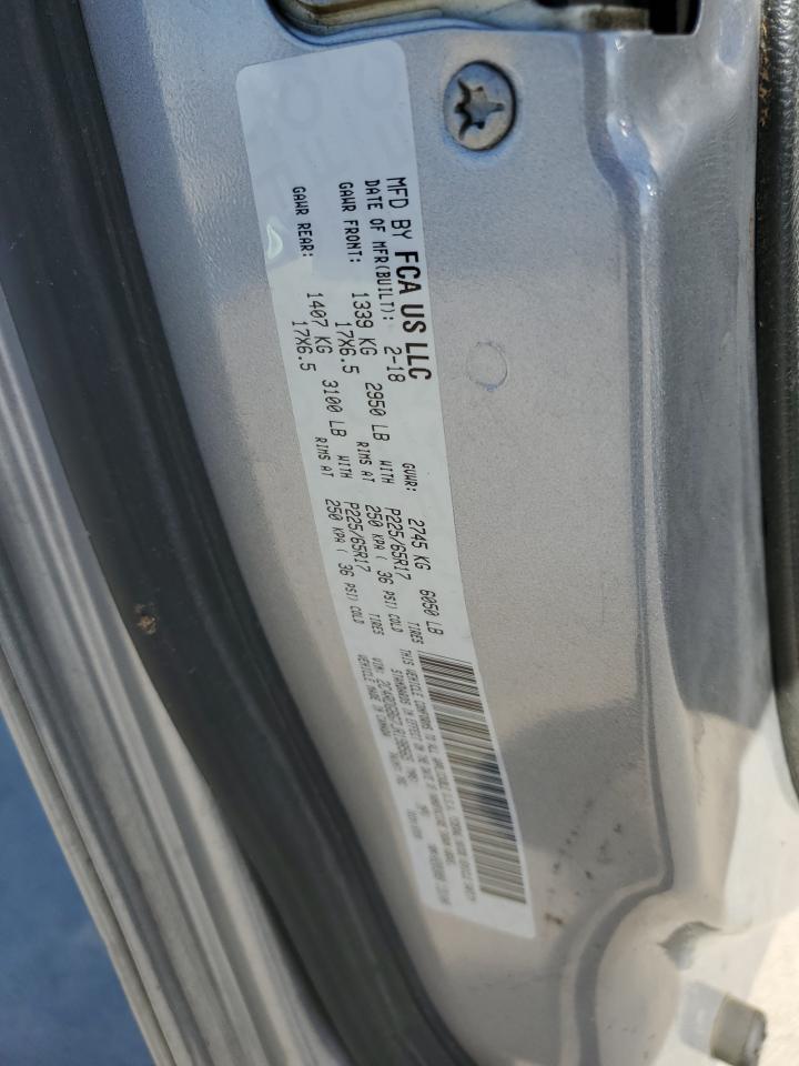 2018 Dodge Caravan VIN 2C4RDGBG7JR198565 Copart auction photo, all over damage thumbnail 13