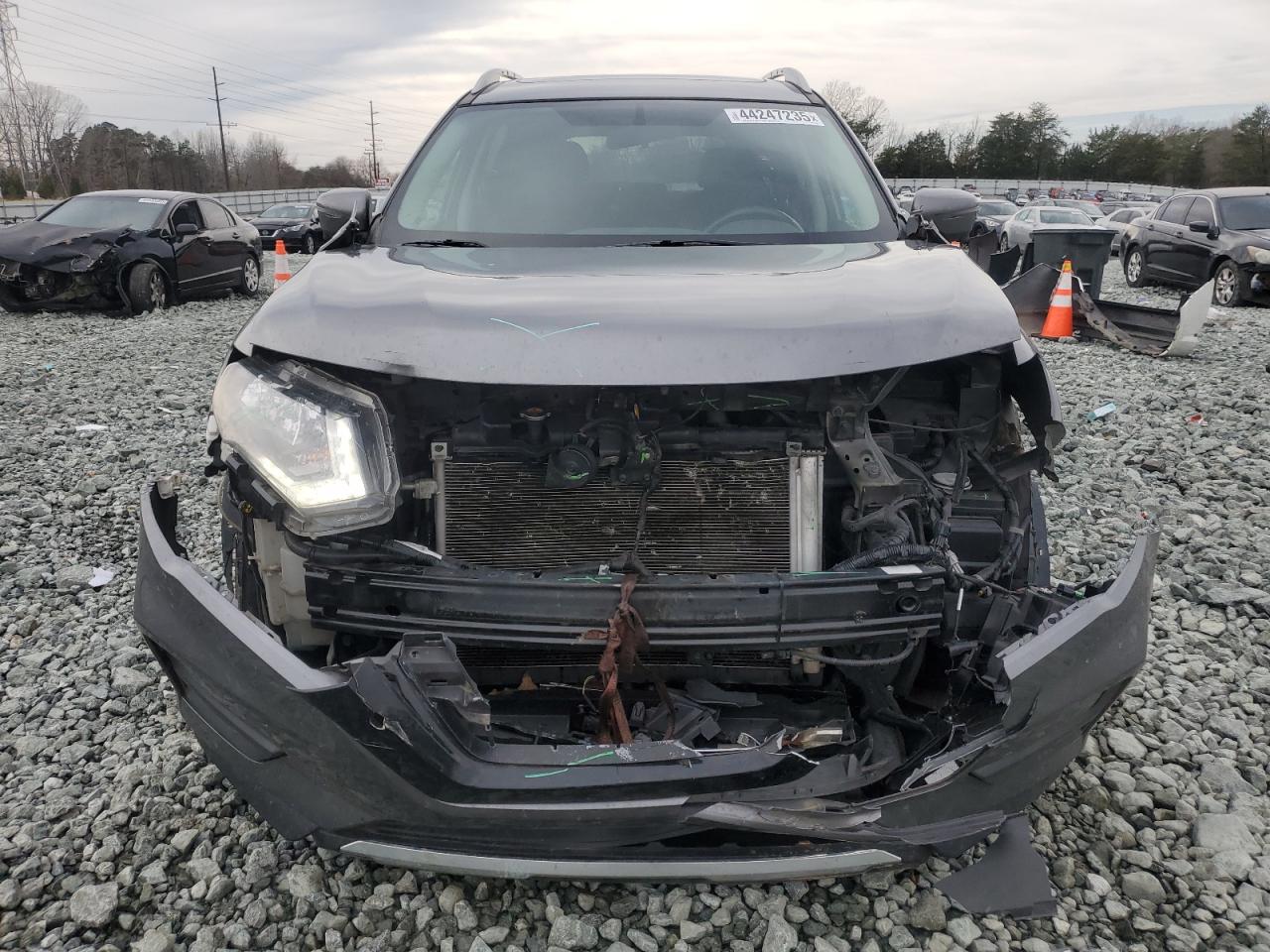 2017 Nissan Rogue VIN 5N1AT2MV0HC891359 Copart auction photo, front end / minor dent/scratches damage thumbnail 5