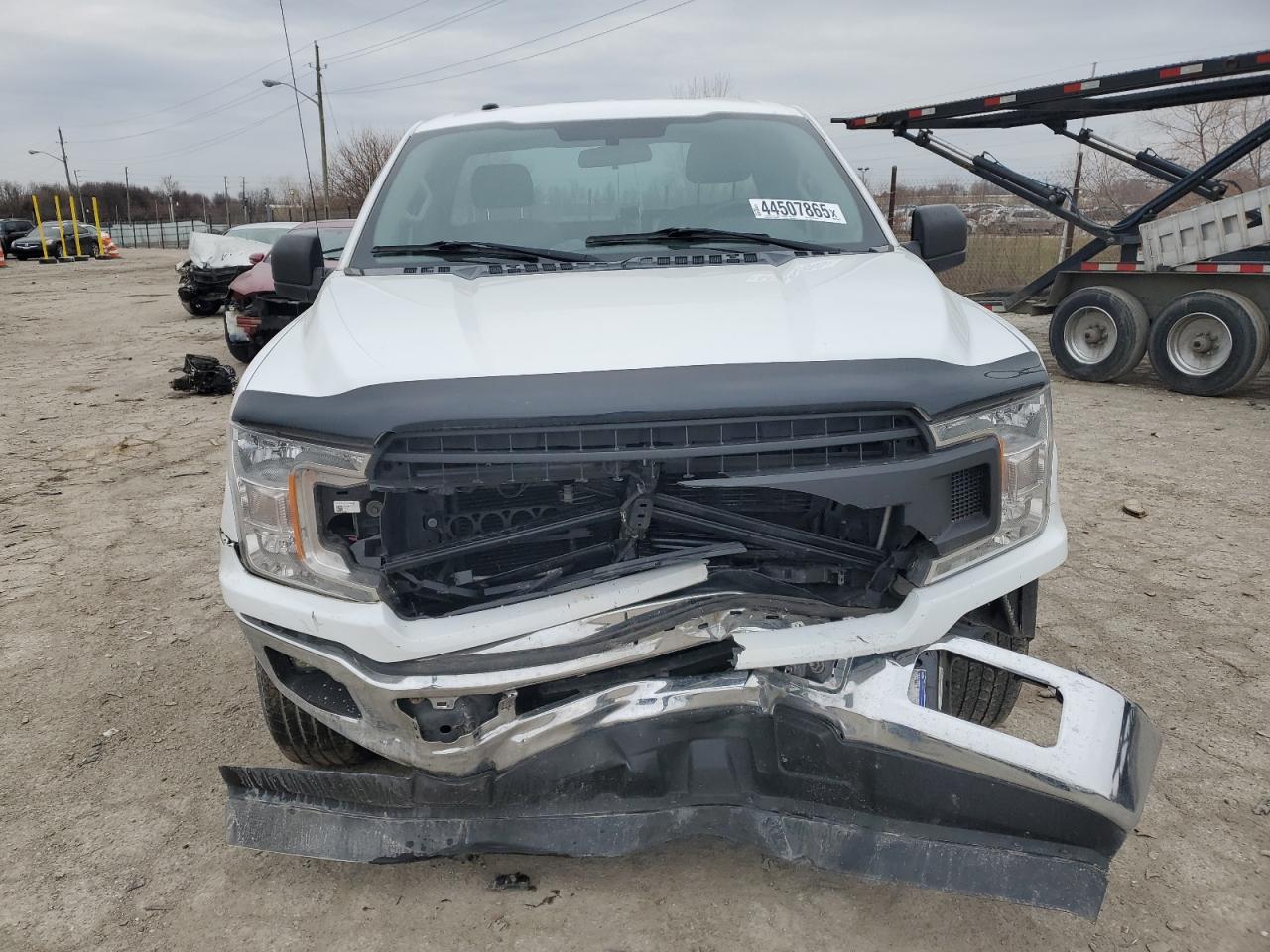 2018 Ford F-150 VIN 1FTMF1CB4JKC39155 Copart auction photo, front end / mechanical damage thumbnail 5