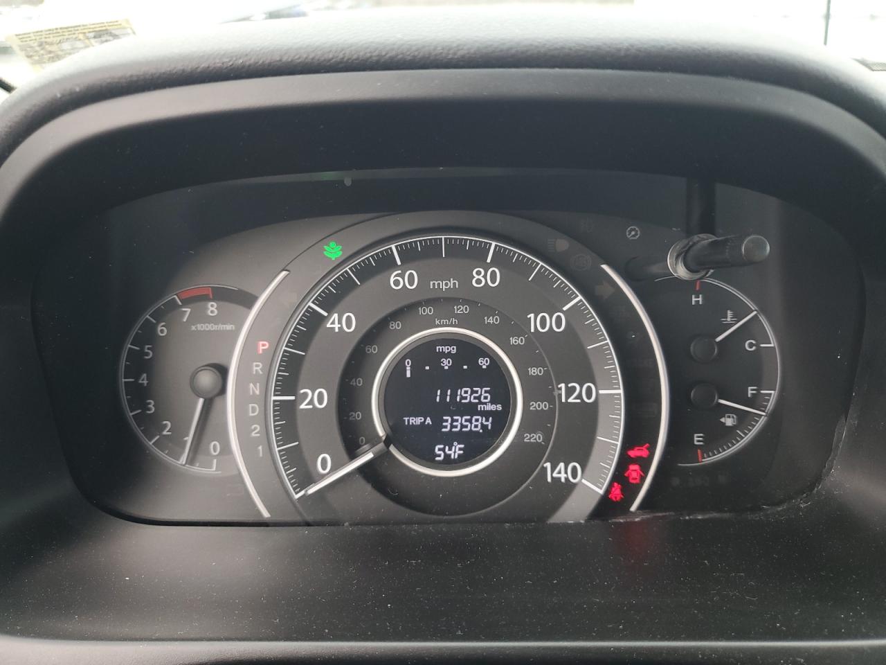 2014 Honda CR-V VIN 2HKRM4H59EH650135 Copart auction photo, front end / rear end damage thumbnail 9