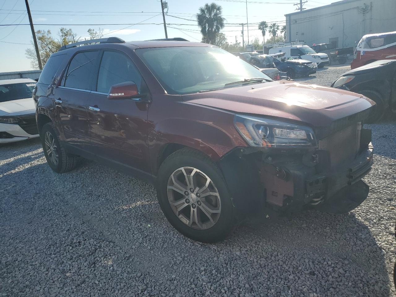 2016 GMC Acadia VIN 1GKKRRKD5GJ126155 Copart auction photo, front end damage thumbnail 4