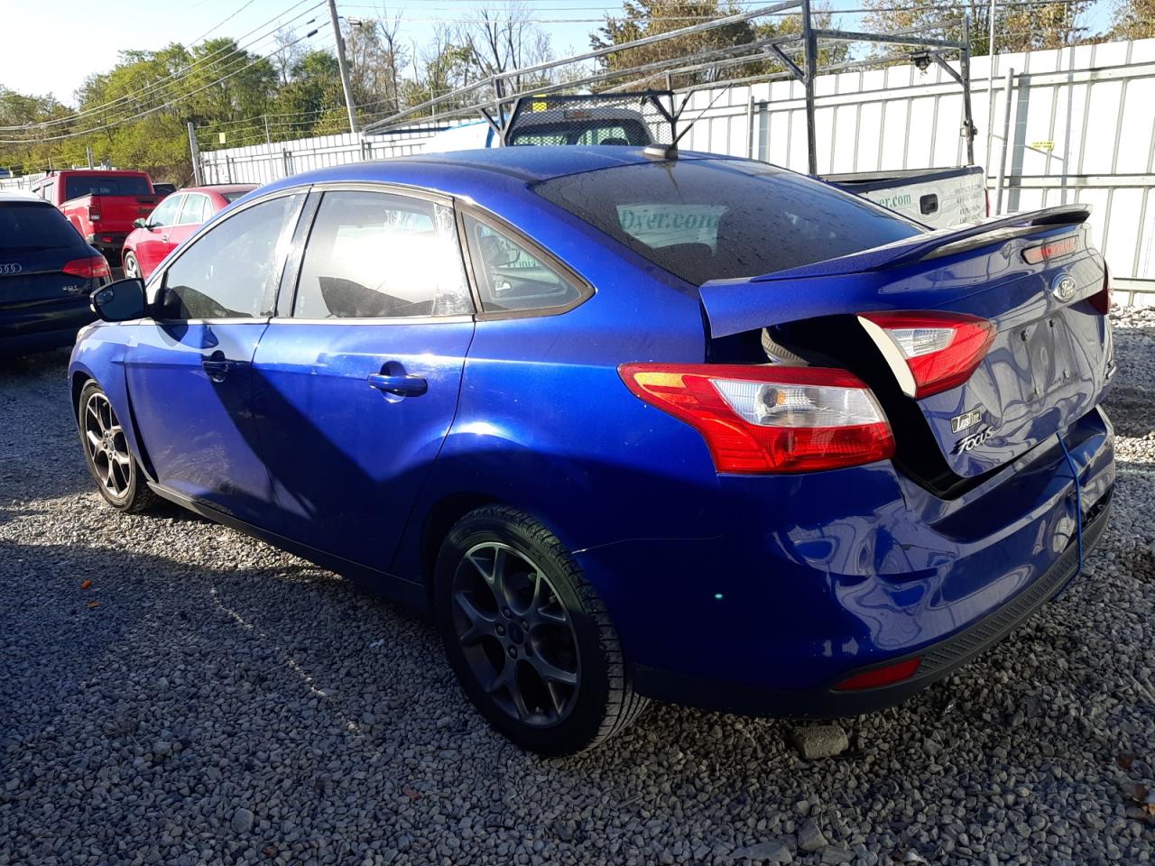 2013 Ford Focus VIN 1FADP3F24DL336994 Copart auction photo, rear end / front end damage thumbnail 2