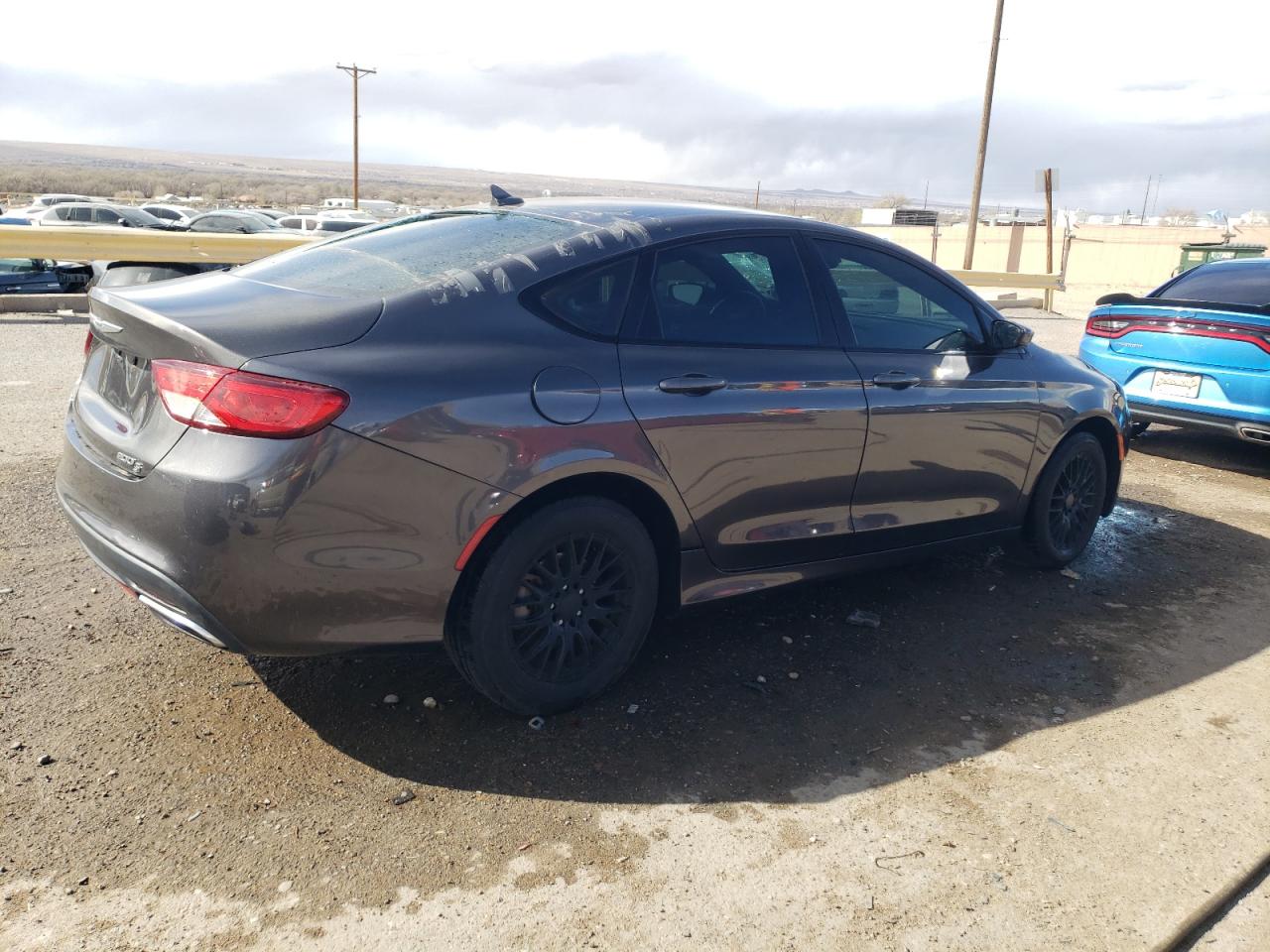 2015 Chrysler 200 VIN 1C3CCCBBXFN754561 Copart auction photo, top/roof damage thumbnail 3