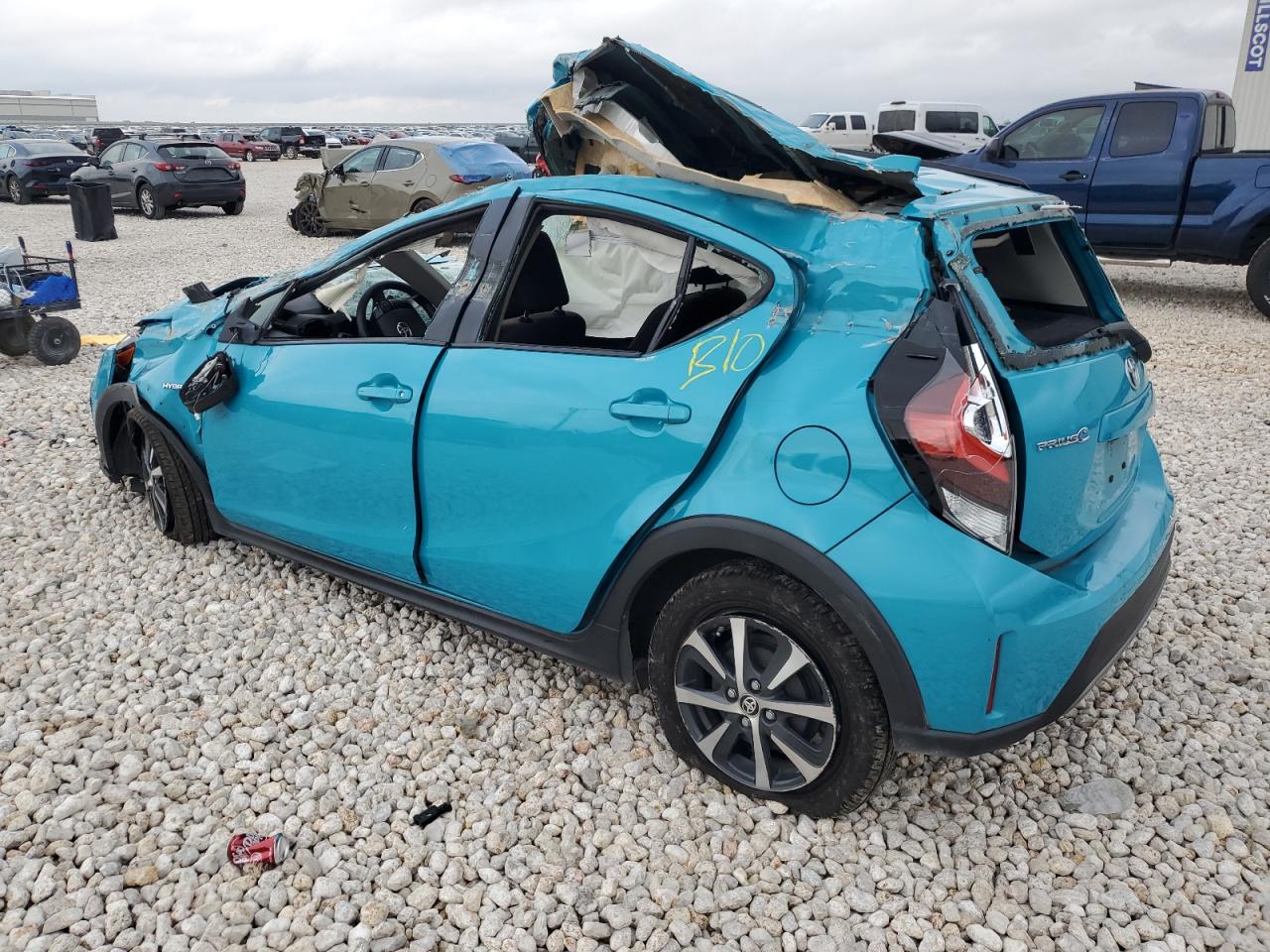 2018 Toyota Prius VIN JTDKDTB3XJ1606844 Copart auction photo, rollover damage thumbnail 2