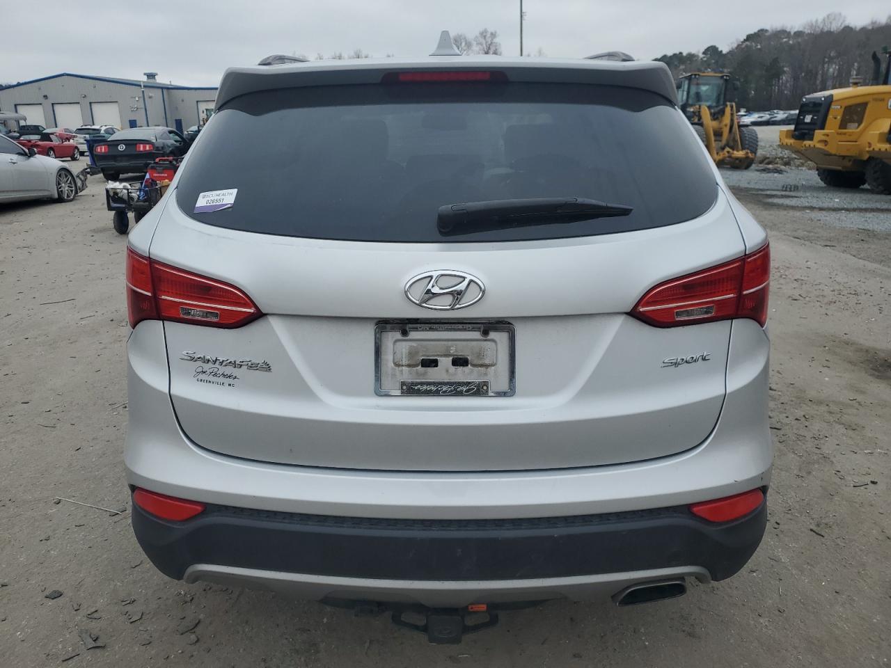 2013 Hyundai Santa Fe VIN 5XYZU3LB0DG108502 Copart auction photo, front end damage thumbnail 6