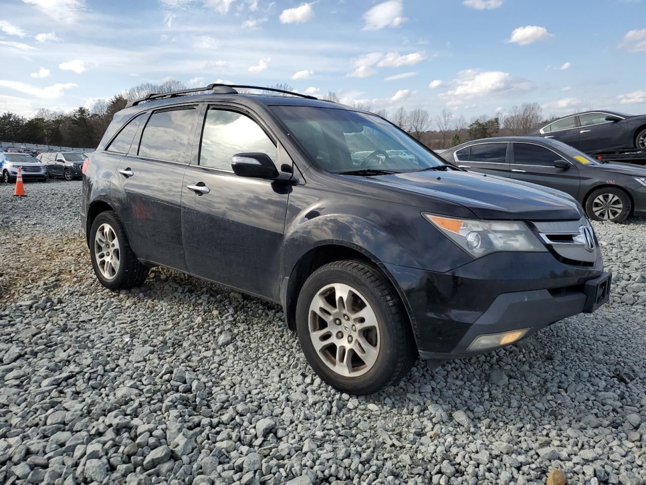 2009 Acura MDX VIN 2HNYD28289H513461 Copart auction photo, front end / side damage thumbnail 4