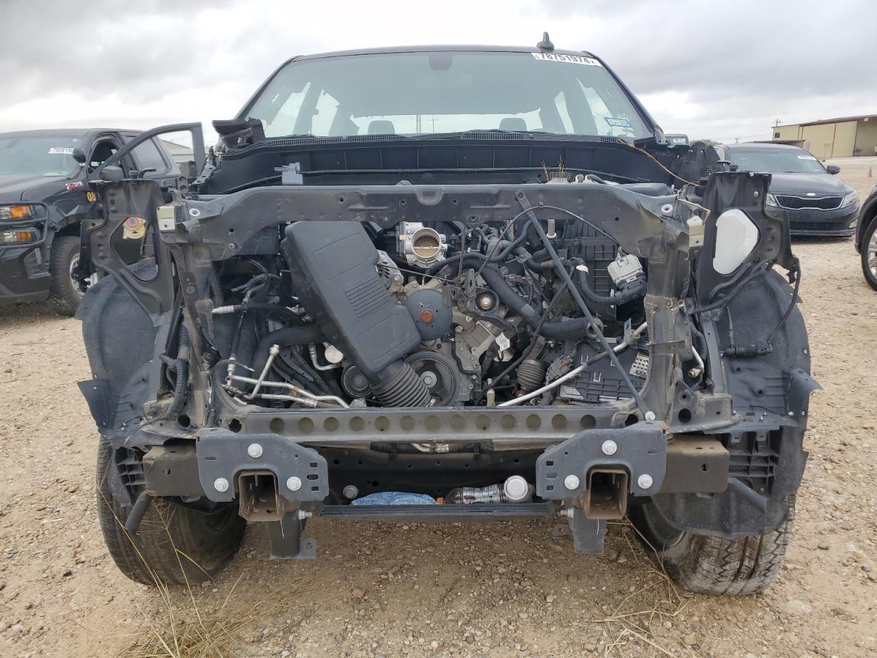 2021 Chevrolet Silverado VIN 3GCPYFED2MG457318 Copart auction photo, stripped damage thumbnail 5