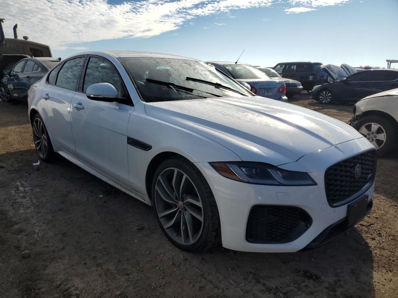 2022 Jaguar XF VIN SAJBL4GX2NCY91572 Copart auction photo, side damage thumbnail 4
